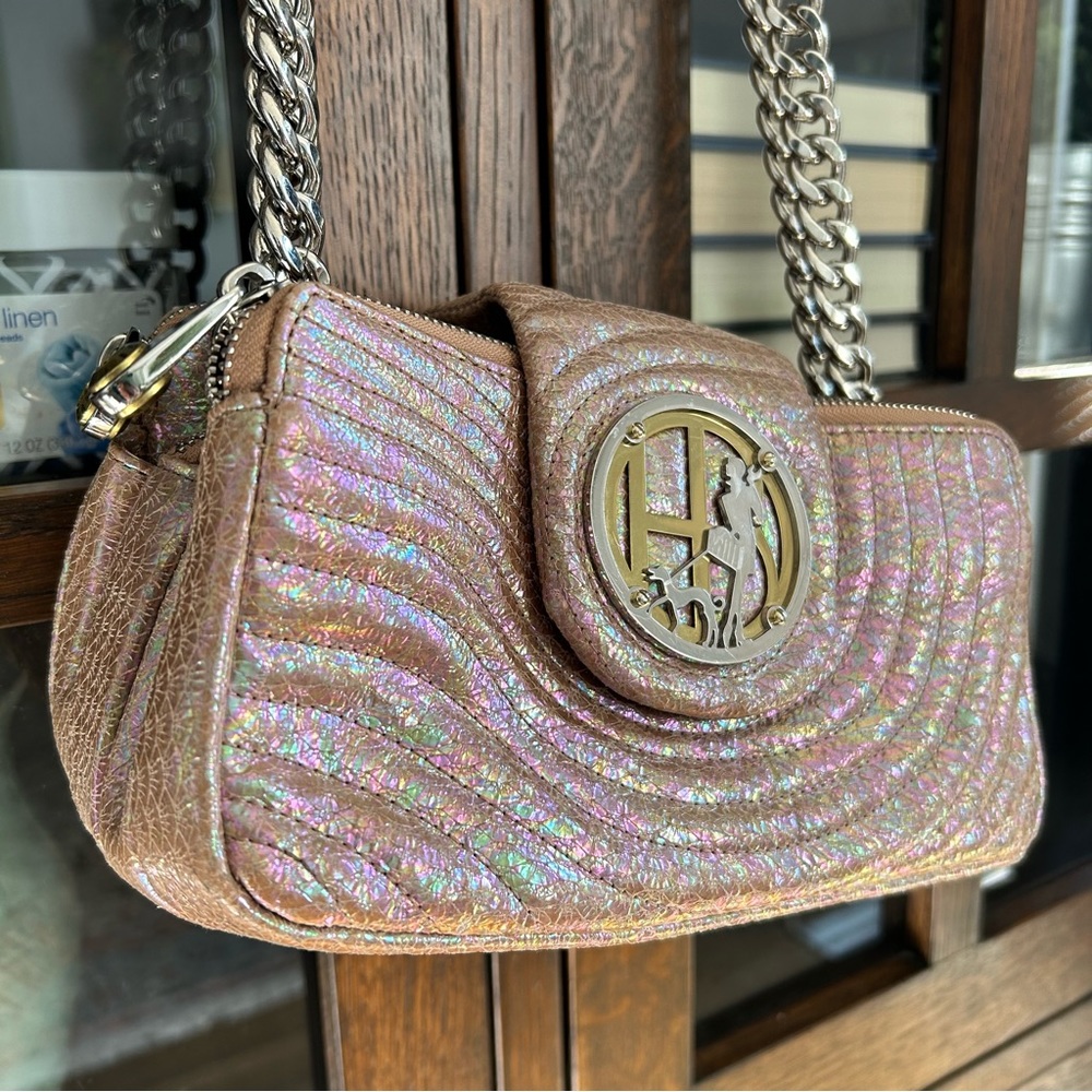 Henri Bendel Iridescent Pink Crossbody Bag
